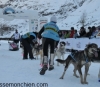 chiens  alaska- daniel juillaguet en route pour les prochaines courses de chiens traineaux
